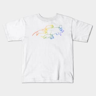 Don't Panic: Organize! (Rainbow Version 2) Kids T-Shirt